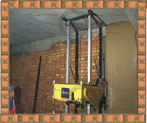 Auto Ceiling Plaster Rendering Machine 2.25Kw 4mm - 30mm Thick