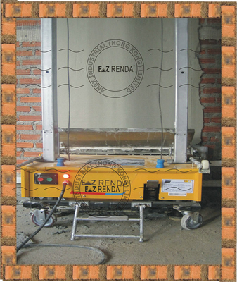 Auto Concrete Plastering Machine For Wall Coating 1250mm * 500mm * 500mm