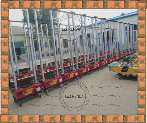 Cement Wall Portable Auto Render Machine 2.2Kw For Mortar Spray Plaster Single Phase