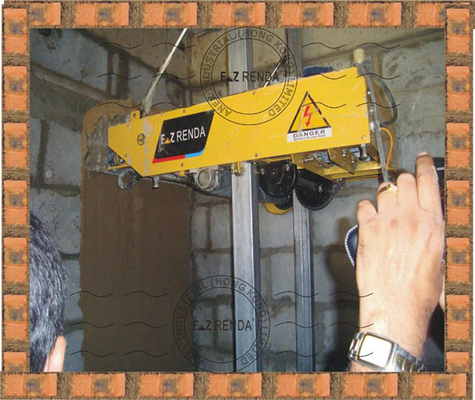 Patent Certificated Automatic Wall Rendering Machine WB-09 1350mm Width For Cement Plastering