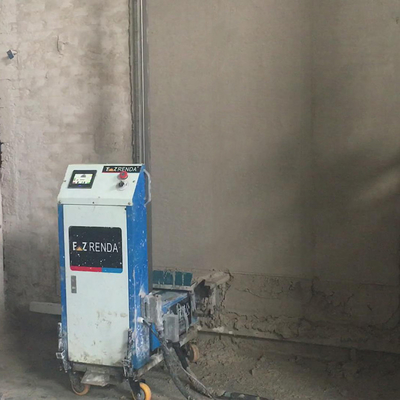 220V Automatic Plastering Machine Easy Re - Positional Touch Screen One Person Opearted