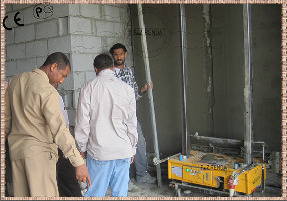 Power Cement Ez Renda Rendering Machine Brick Wall Rendering Height 4.2M