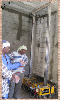 Power Cement Ez Renda Rendering Machine Brick Wall Rendering Height 4.2M