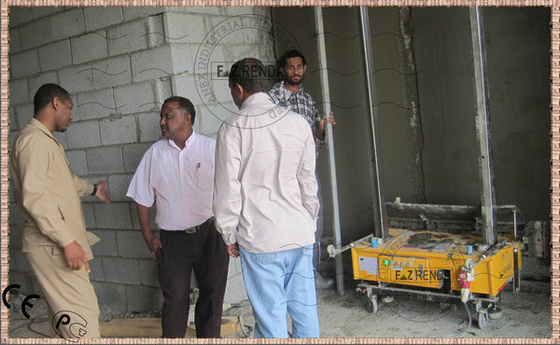 Automatic EZ Renda Rendering Machine For Internal Wall Steel Chain