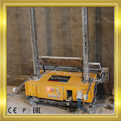 4.2M Rendering Height For Cement Plastering Machine 1000mm Plastering Trowel Length