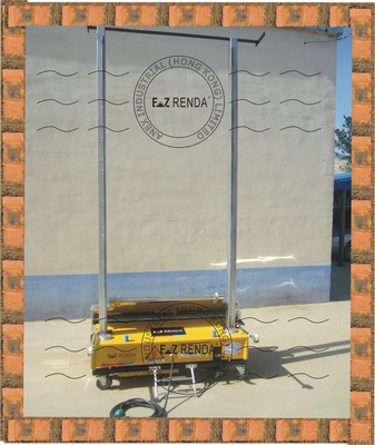 De professionele Automachine van het Gipspleister voor de Muur die van het Kalkmortier en 95 m ² /h met een laag bedekken gladmaken